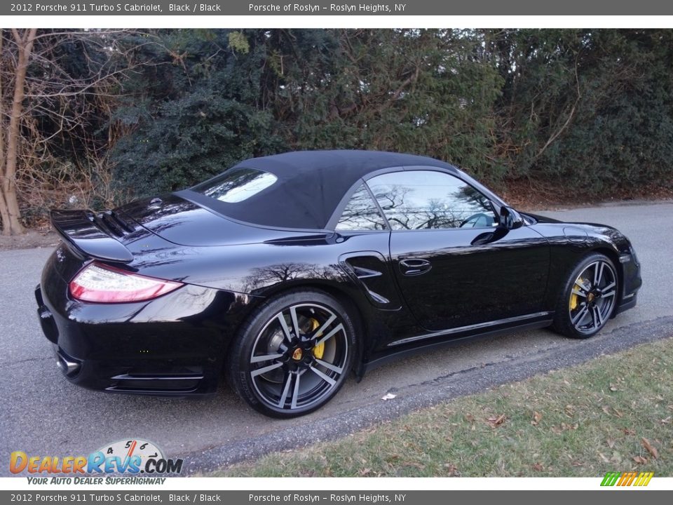 2012 Porsche 911 Turbo S Cabriolet Black / Black Photo #6