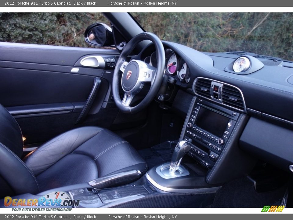 2012 Porsche 911 Turbo S Cabriolet Black / Black Photo #16