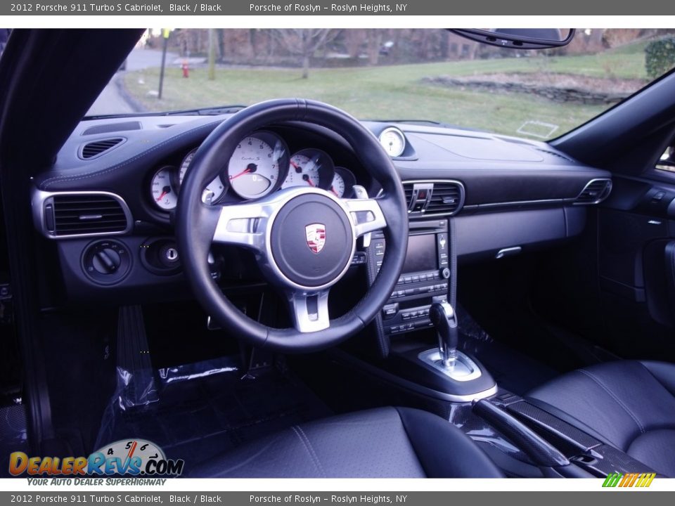 2012 Porsche 911 Turbo S Cabriolet Black / Black Photo #22