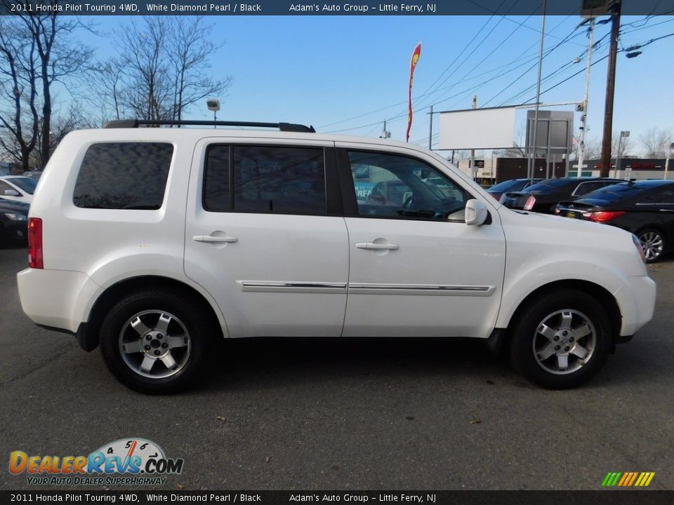2011 Honda Pilot Touring 4WD White Diamond Pearl / Black Photo #8