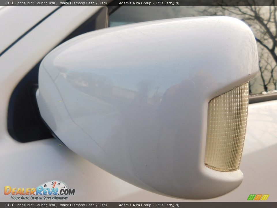 2011 Honda Pilot Touring 4WD White Diamond Pearl / Black Photo #10