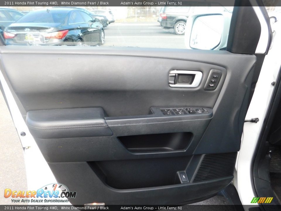 2011 Honda Pilot Touring 4WD White Diamond Pearl / Black Photo #14