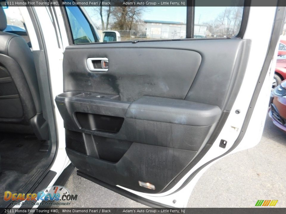 2011 Honda Pilot Touring 4WD White Diamond Pearl / Black Photo #21