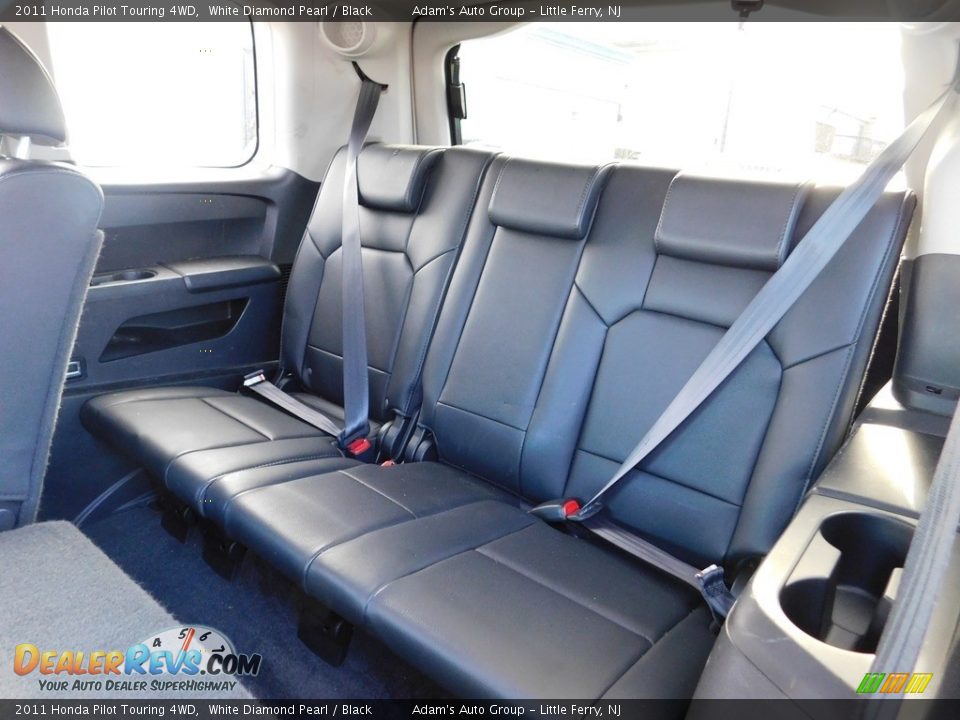 2011 Honda Pilot Touring 4WD White Diamond Pearl / Black Photo #25