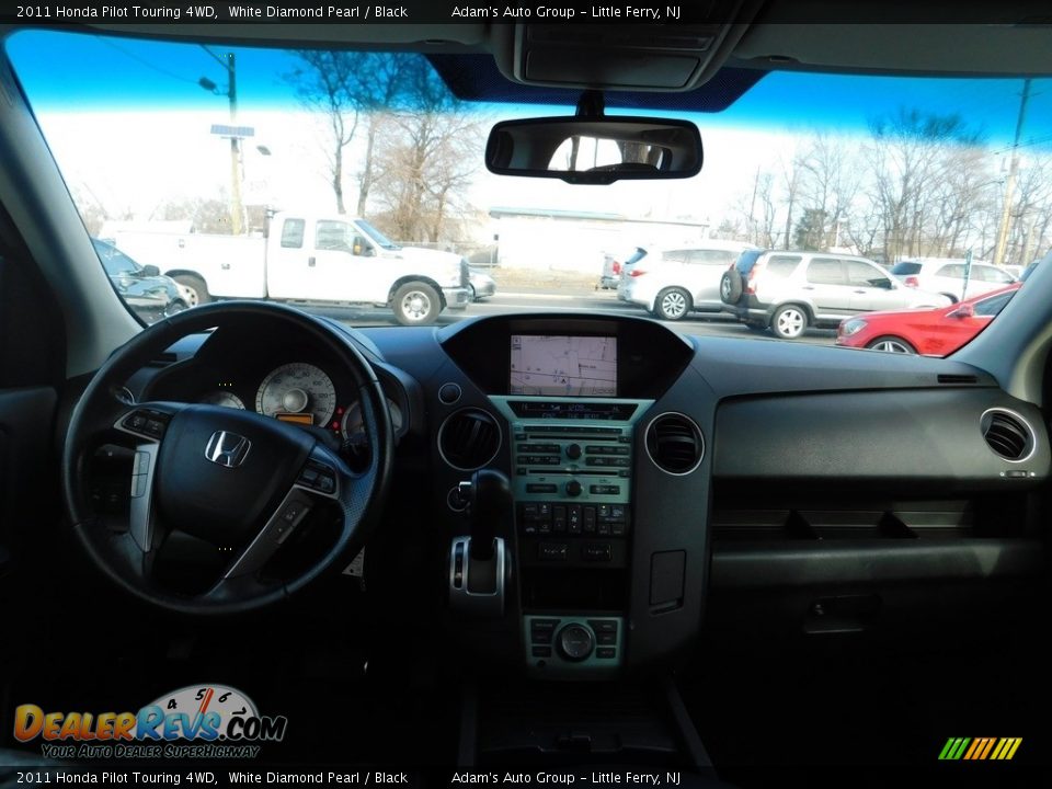 2011 Honda Pilot Touring 4WD White Diamond Pearl / Black Photo #31