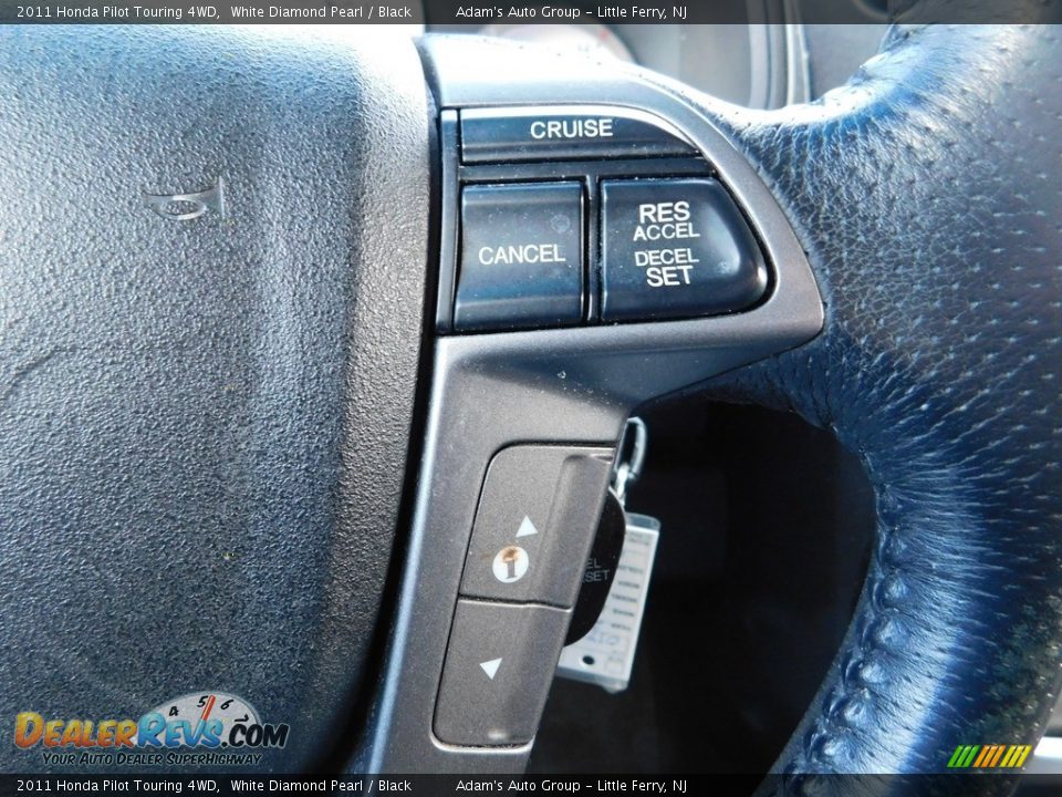2011 Honda Pilot Touring 4WD White Diamond Pearl / Black Photo #35