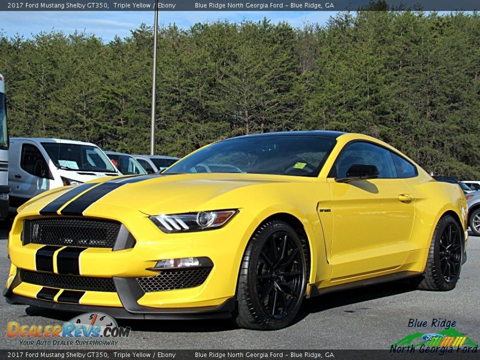 2017 Ford Mustang Shelby GT350 Triple Yellow / Ebony Photo #1