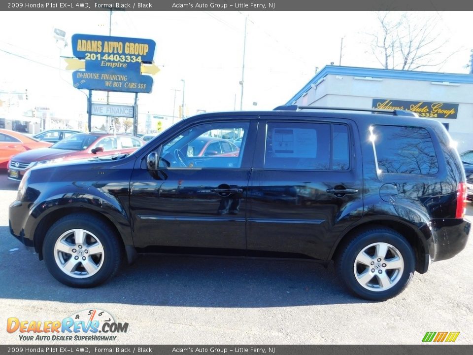 2009 Honda Pilot EX-L 4WD Formal Black / Black Photo #4