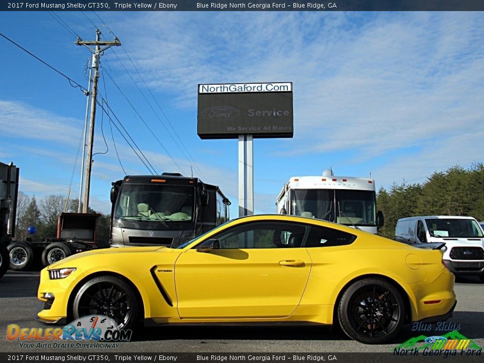 2017 Ford Mustang Shelby GT350 Triple Yellow / Ebony Photo #2