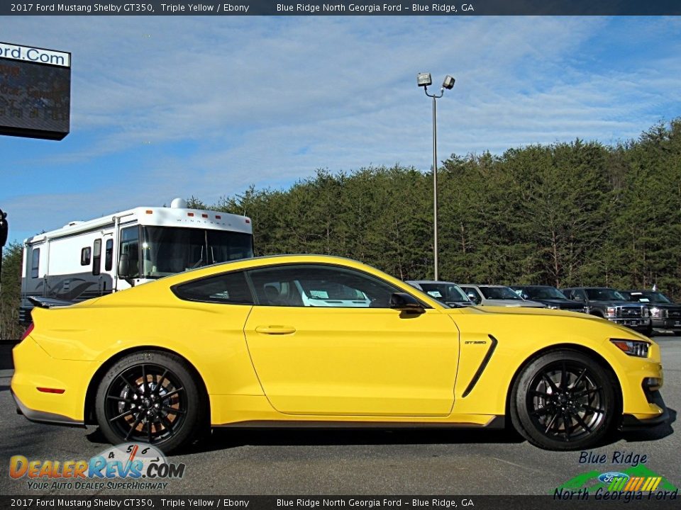 2017 Ford Mustang Shelby GT350 Triple Yellow / Ebony Photo #6