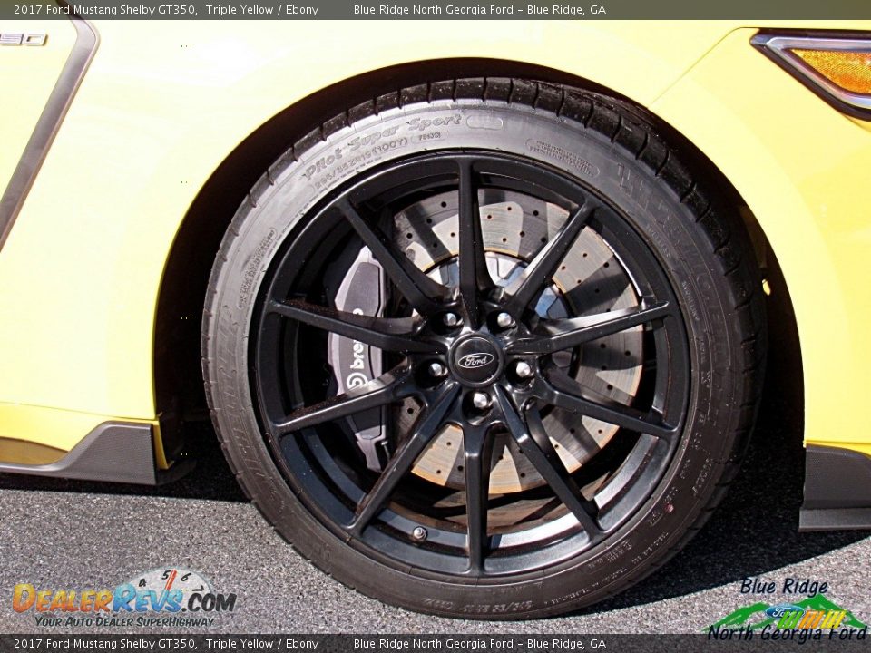 2017 Ford Mustang Shelby GT350 Triple Yellow / Ebony Photo #9