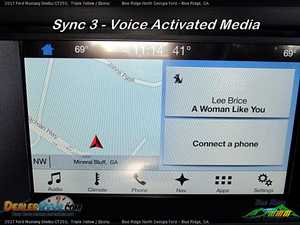 2017 Ford Mustang Shelby GT350 Triple Yellow / Ebony Photo #16