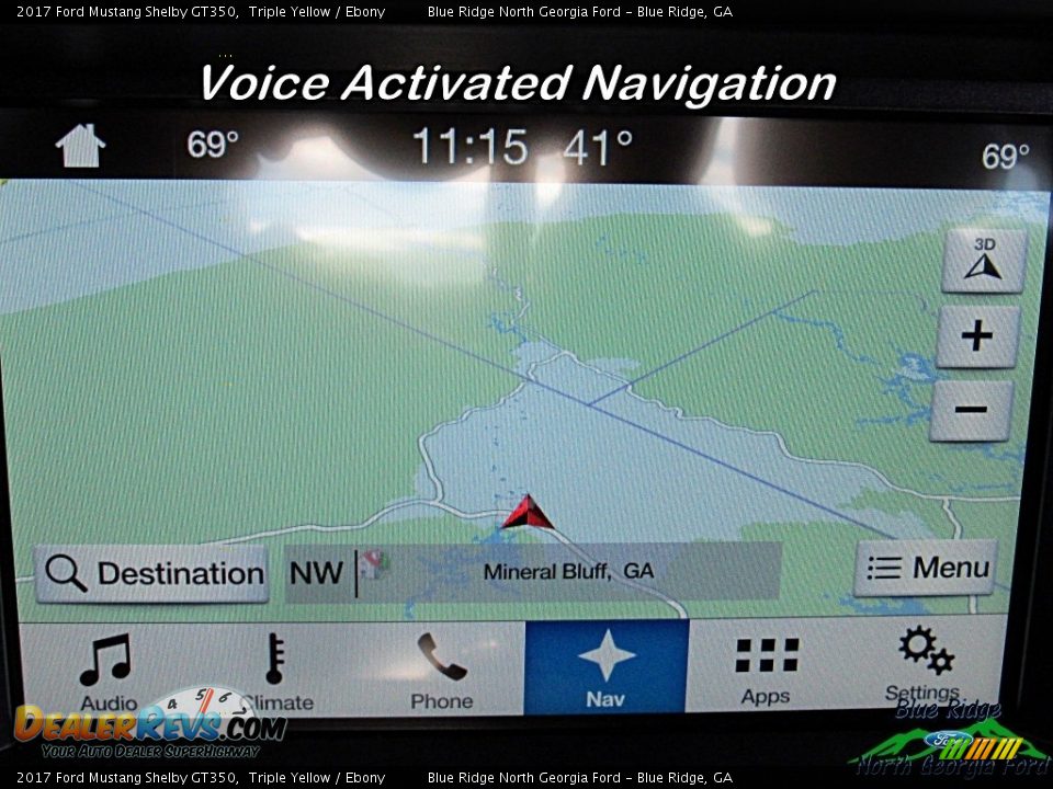 2017 Ford Mustang Shelby GT350 Triple Yellow / Ebony Photo #17