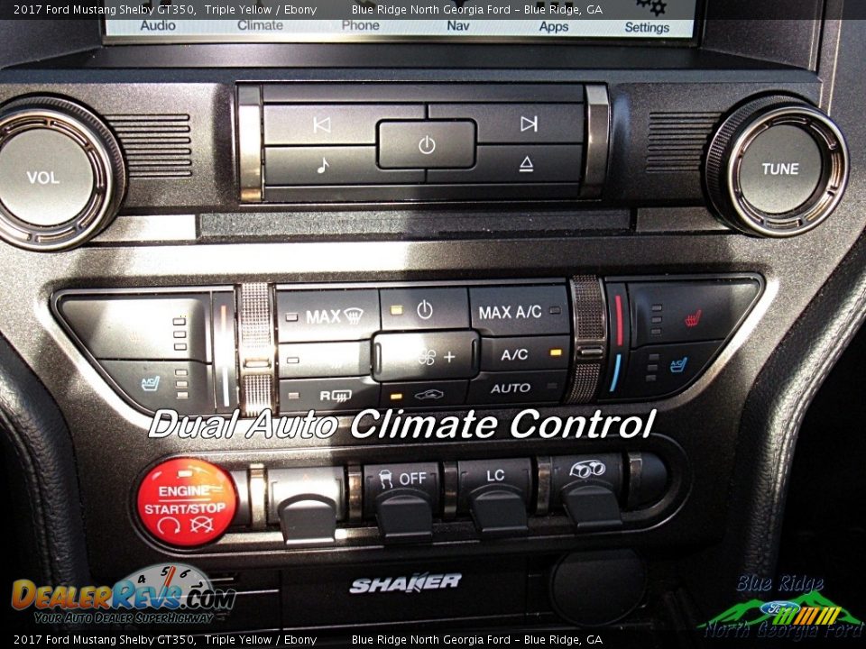 2017 Ford Mustang Shelby GT350 Triple Yellow / Ebony Photo #19