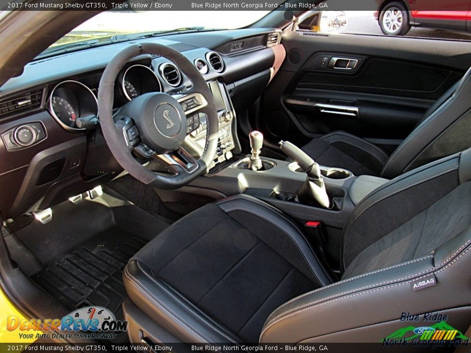2017 Ford Mustang Shelby GT350 Triple Yellow / Ebony Photo #34