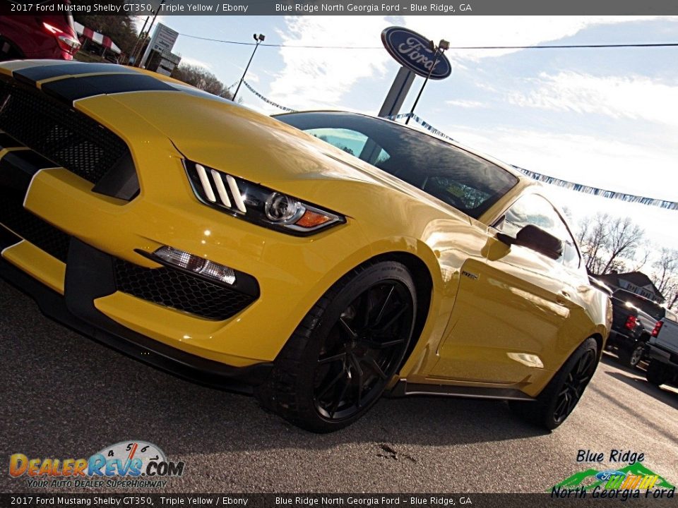 2017 Ford Mustang Shelby GT350 Triple Yellow / Ebony Photo #36