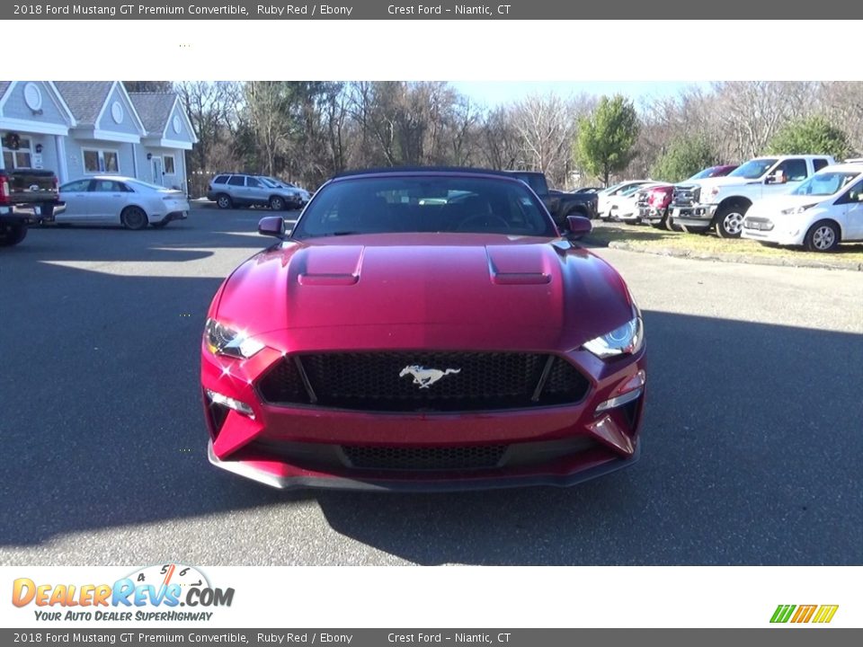 2018 Ford Mustang GT Premium Convertible Ruby Red / Ebony Photo #2