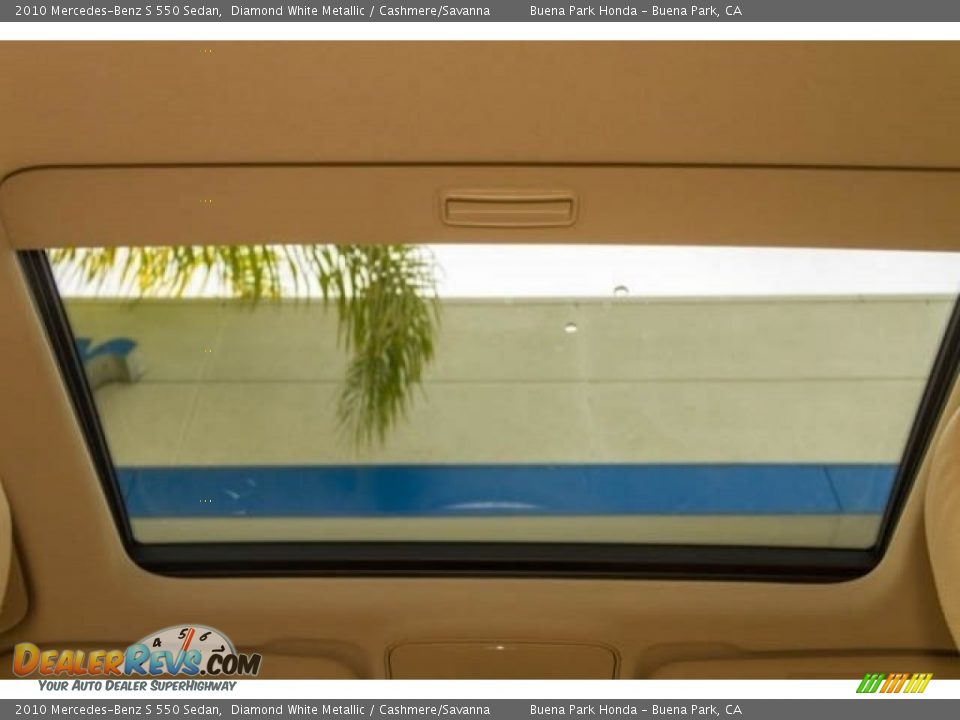 2010 Mercedes-Benz S 550 Sedan Diamond White Metallic / Cashmere/Savanna Photo #13