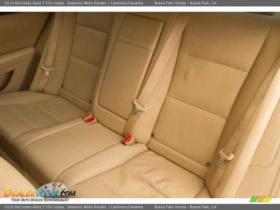 2010 Mercedes-Benz S 550 Sedan Diamond White Metallic / Cashmere/Savanna Photo #14