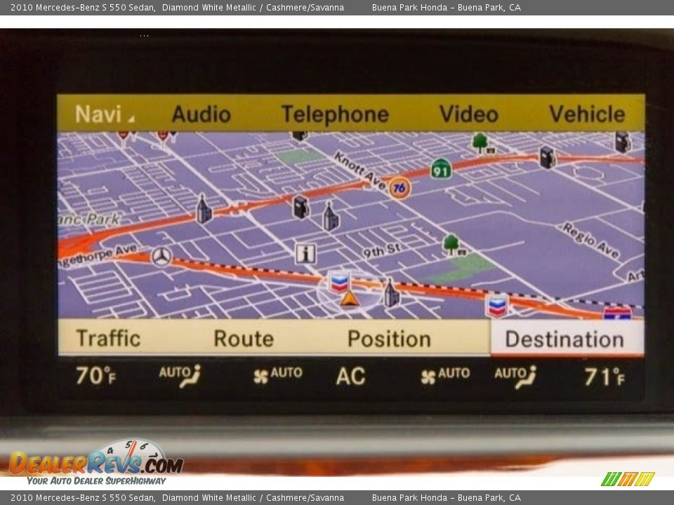 2010 Mercedes-Benz S 550 Sedan Diamond White Metallic / Cashmere/Savanna Photo #19