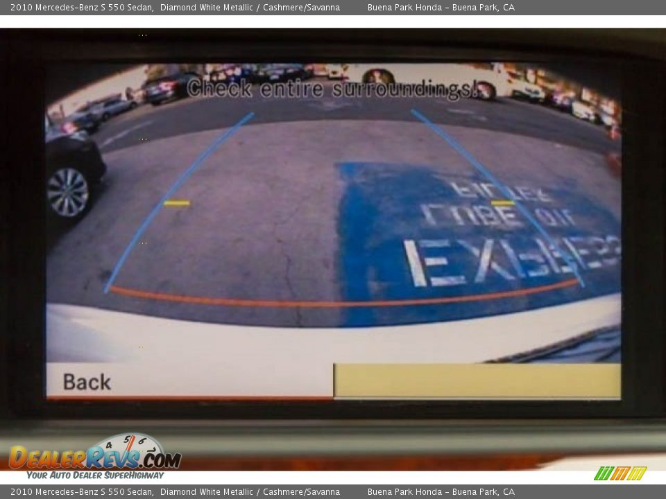 2010 Mercedes-Benz S 550 Sedan Diamond White Metallic / Cashmere/Savanna Photo #20