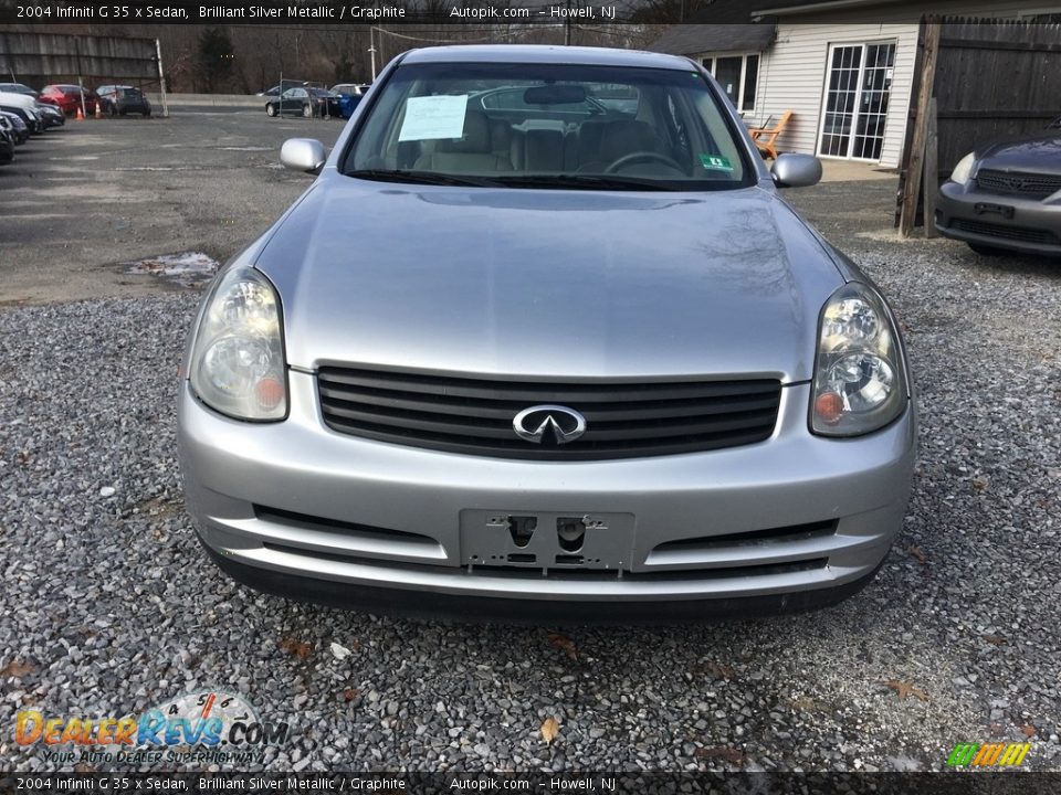 2004 Infiniti G 35 x Sedan Brilliant Silver Metallic / Graphite Photo #9