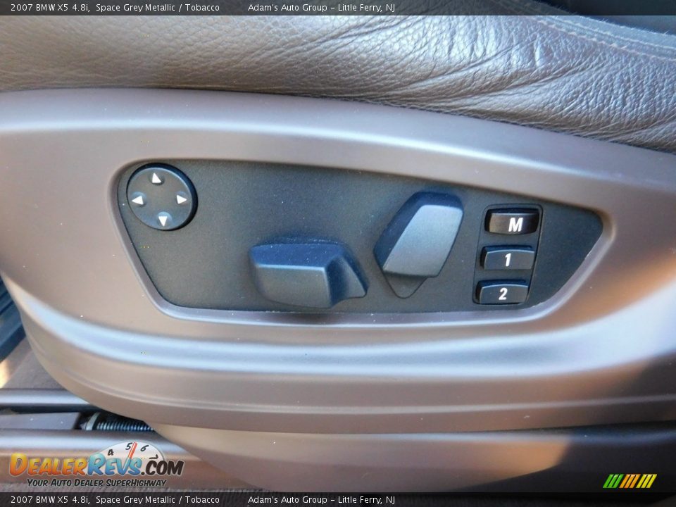 2007 BMW X5 4.8i Space Grey Metallic / Tobacco Photo #11
