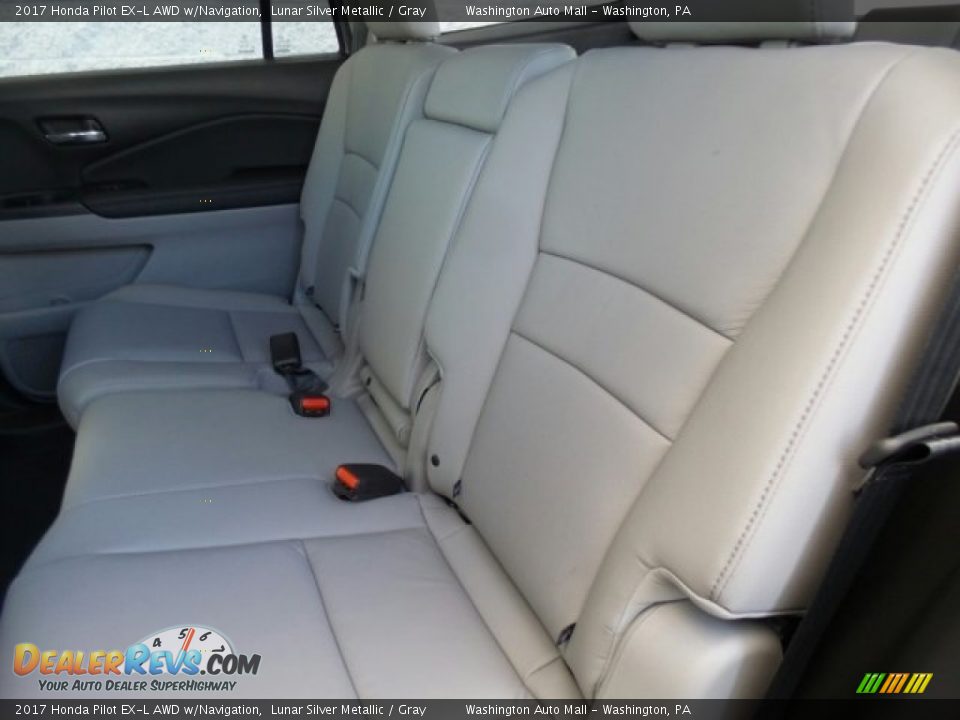 2017 Honda Pilot EX-L AWD w/Navigation Lunar Silver Metallic / Gray Photo #11
