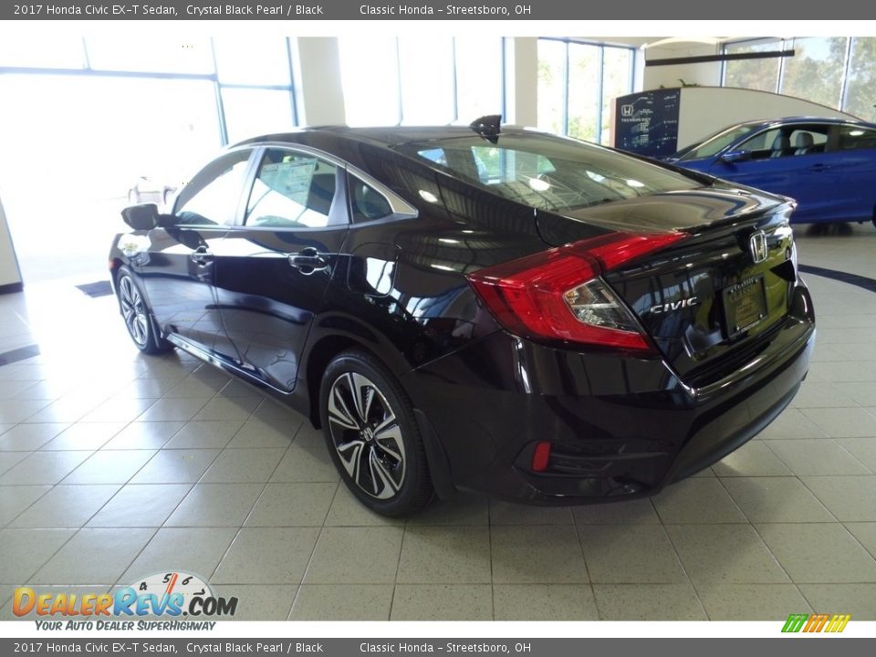 2017 Honda Civic EX-T Sedan Crystal Black Pearl / Black Photo #2