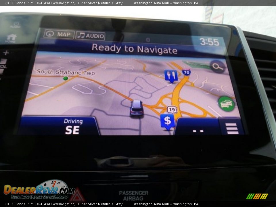2017 Honda Pilot EX-L AWD w/Navigation Lunar Silver Metallic / Gray Photo #25