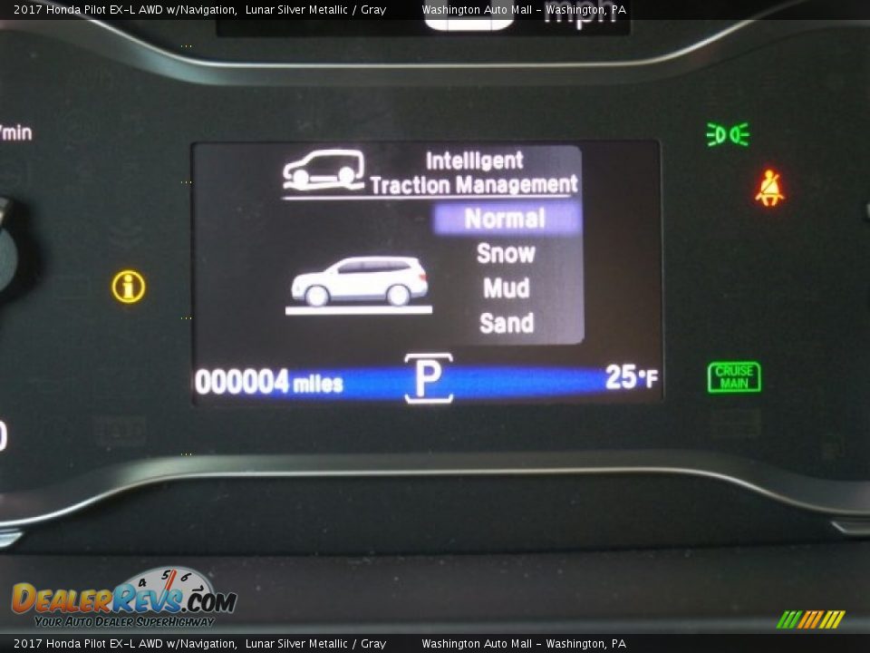 2017 Honda Pilot EX-L AWD w/Navigation Lunar Silver Metallic / Gray Photo #29