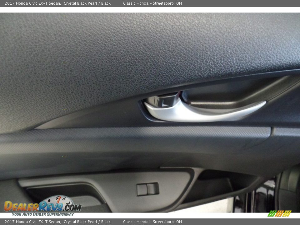 2017 Honda Civic EX-T Sedan Crystal Black Pearl / Black Photo #9