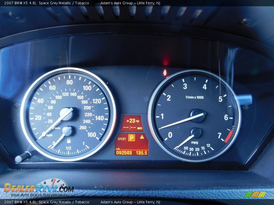 2007 BMW X5 4.8i Space Grey Metallic / Tobacco Photo #31