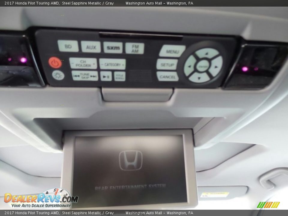 2017 Honda Pilot Touring AWD Steel Sapphire Metallic / Gray Photo #13