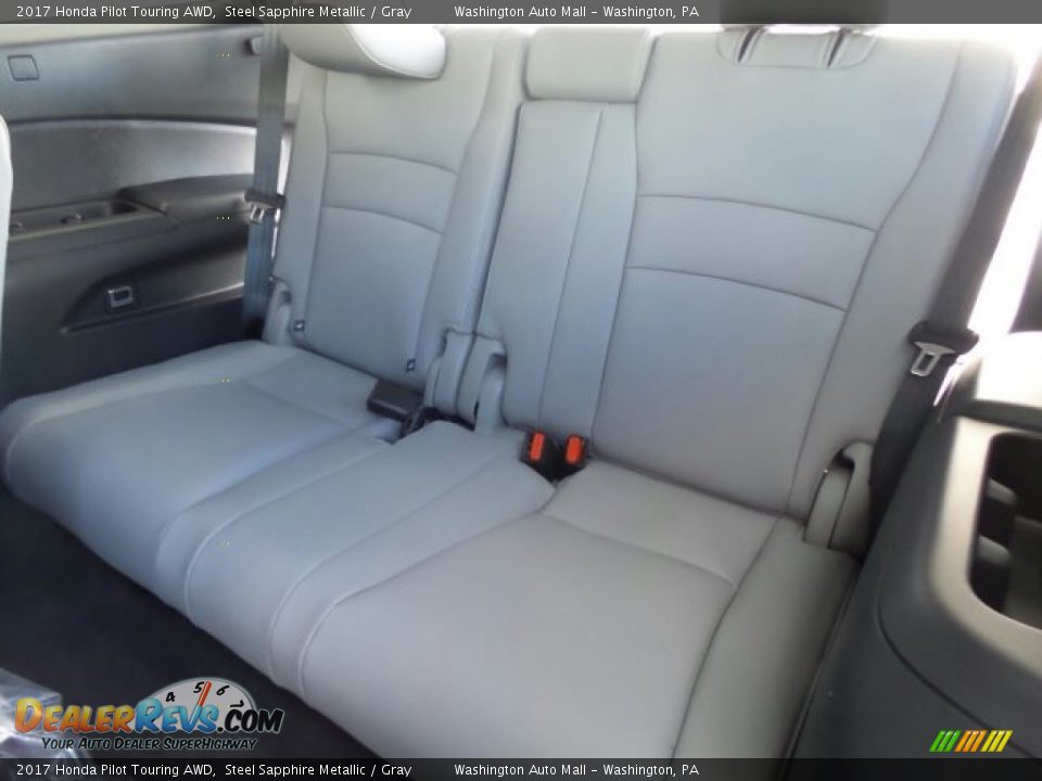 2017 Honda Pilot Touring AWD Steel Sapphire Metallic / Gray Photo #14