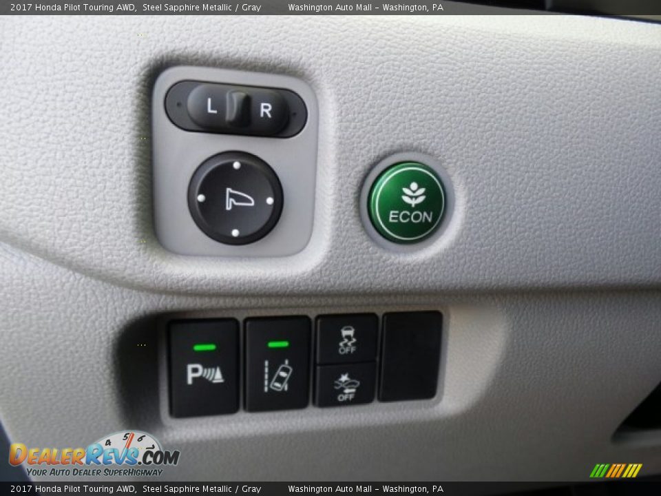 2017 Honda Pilot Touring AWD Steel Sapphire Metallic / Gray Photo #17