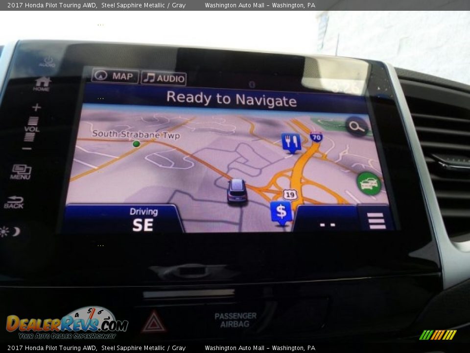 2017 Honda Pilot Touring AWD Steel Sapphire Metallic / Gray Photo #27