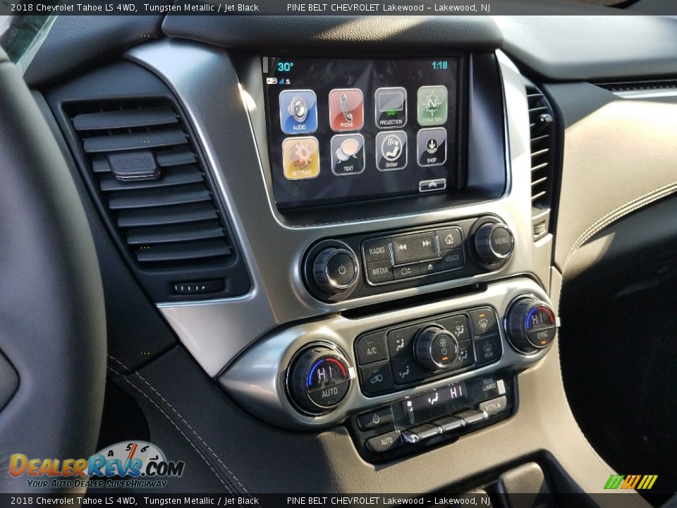 2018 Chevrolet Tahoe LS 4WD Tungsten Metallic / Jet Black Photo #10