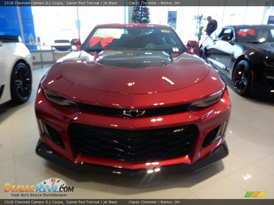 2018 Chevrolet Camaro ZL1 Coupe Garnet Red Tintcoat / Jet Black Photo #2