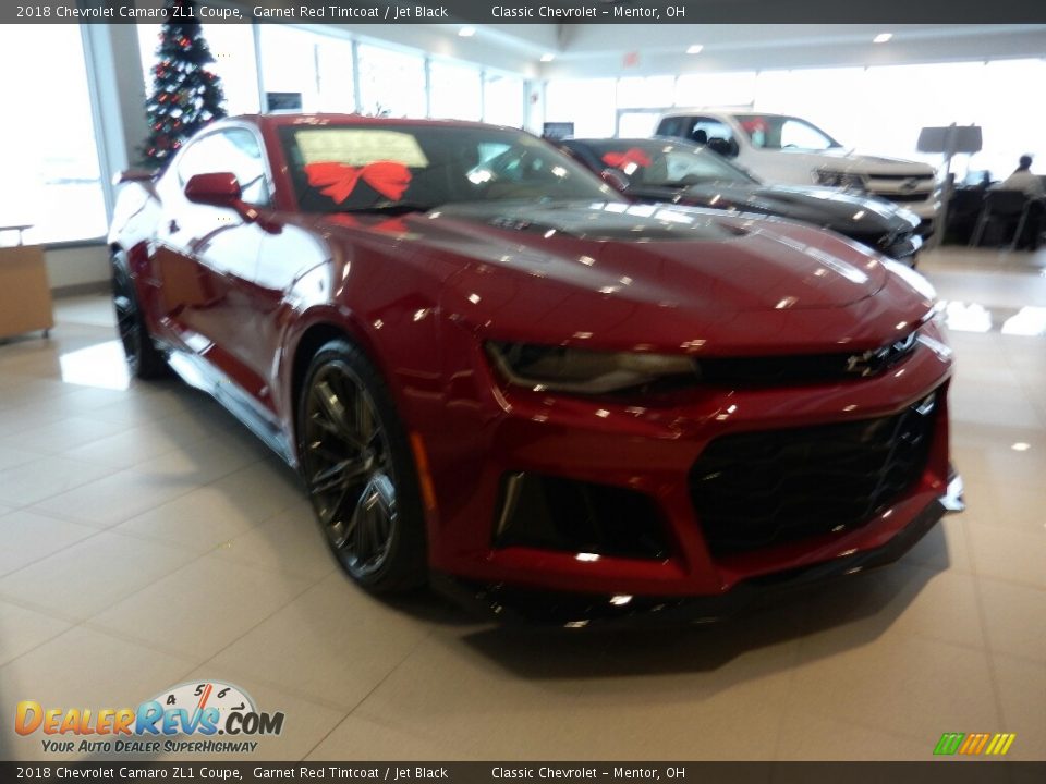 2018 Chevrolet Camaro ZL1 Coupe Garnet Red Tintcoat / Jet Black Photo #3