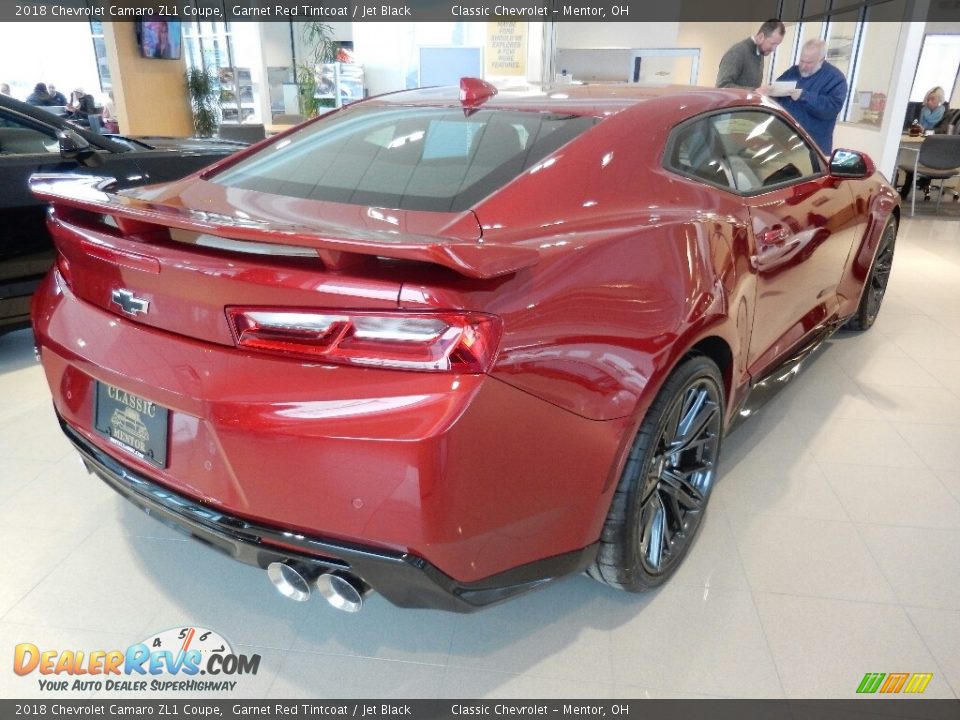 2018 Chevrolet Camaro ZL1 Coupe Garnet Red Tintcoat / Jet Black Photo #4