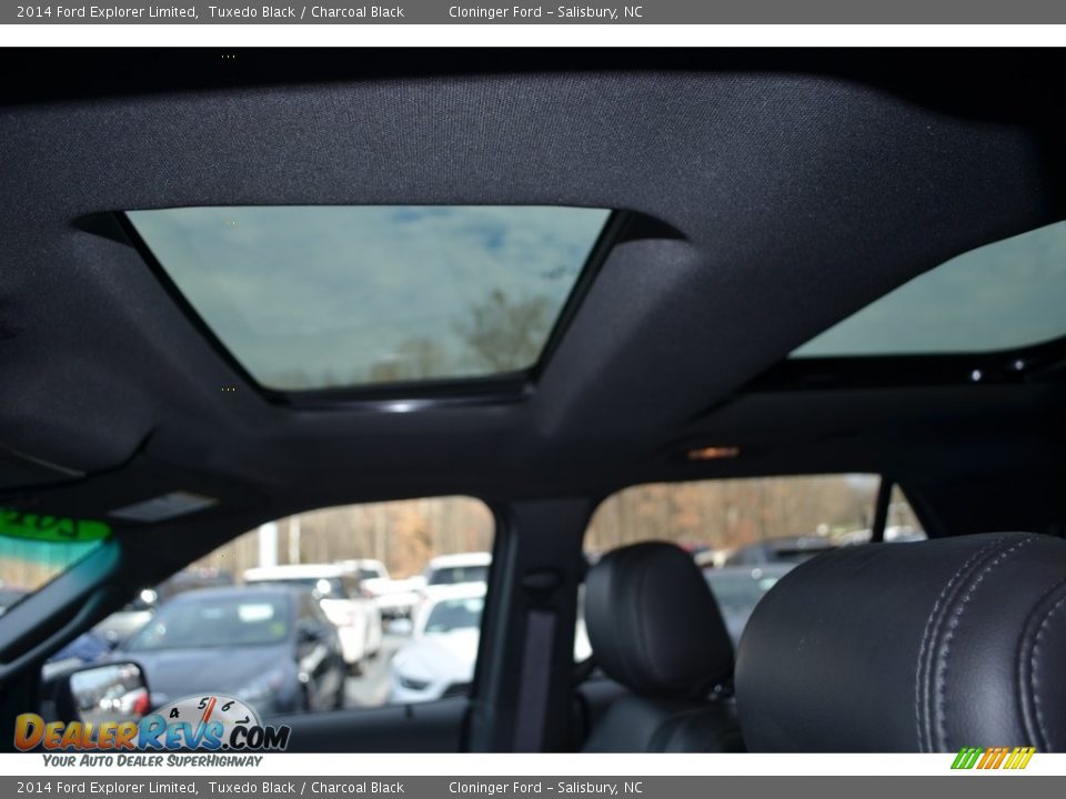 2014 Ford Explorer Limited Tuxedo Black / Charcoal Black Photo #10