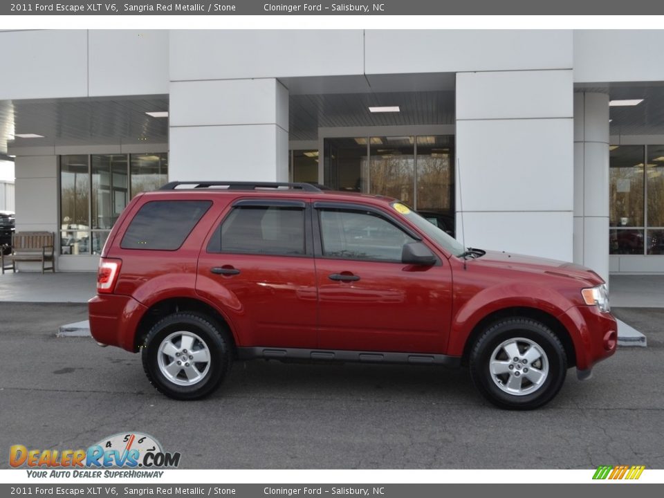 2011 Ford Escape XLT V6 Sangria Red Metallic / Stone Photo #2