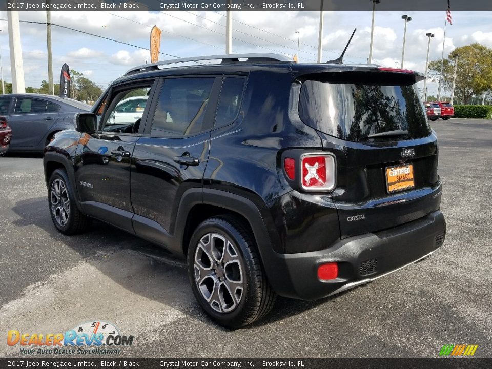 2017 Jeep Renegade Limited Black / Black Photo #3