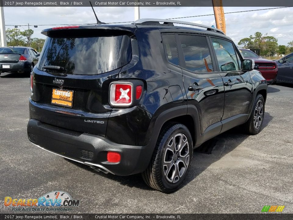 2017 Jeep Renegade Limited Black / Black Photo #5