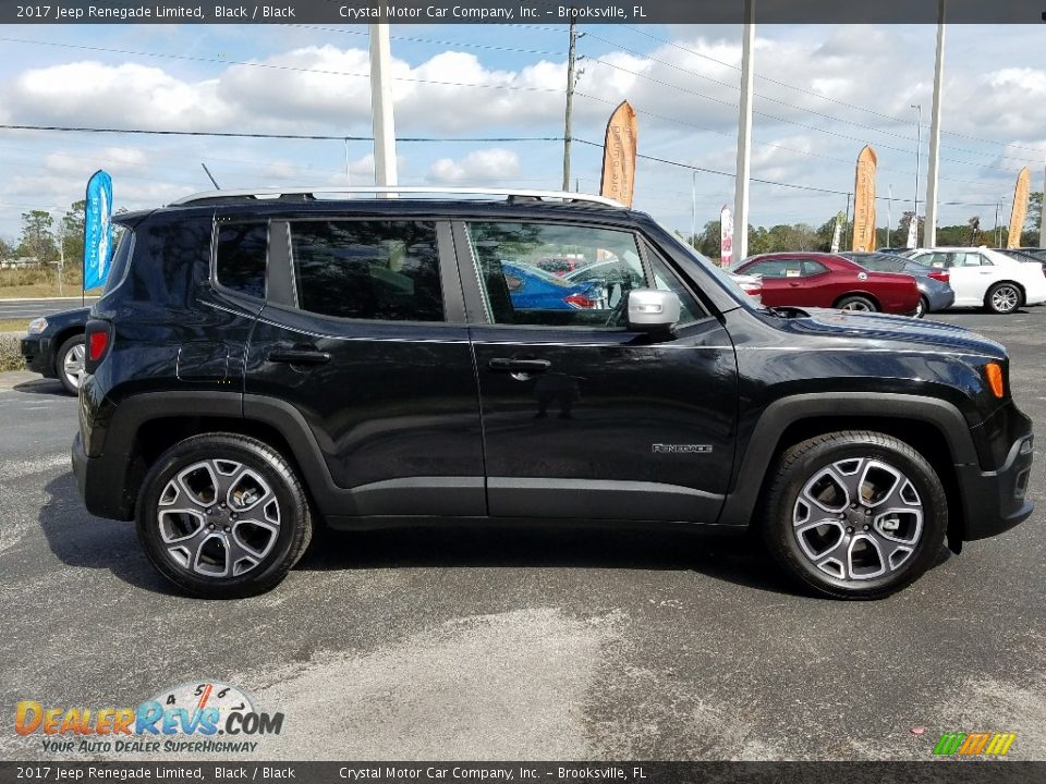 2017 Jeep Renegade Limited Black / Black Photo #6