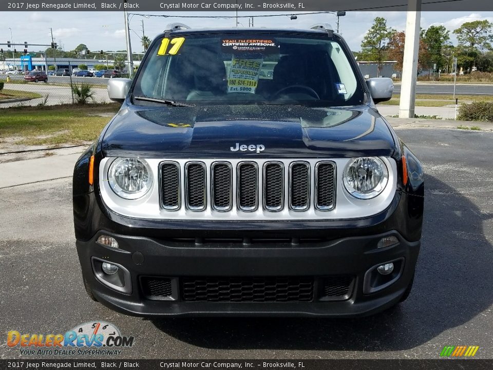 2017 Jeep Renegade Limited Black / Black Photo #8