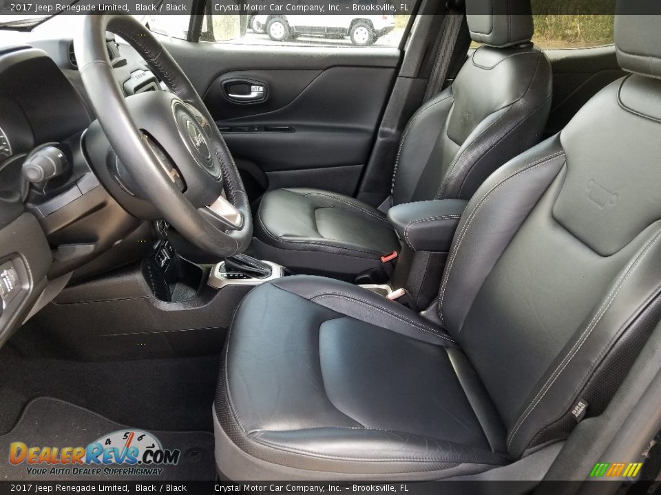 Black Interior - 2017 Jeep Renegade Limited Photo #9