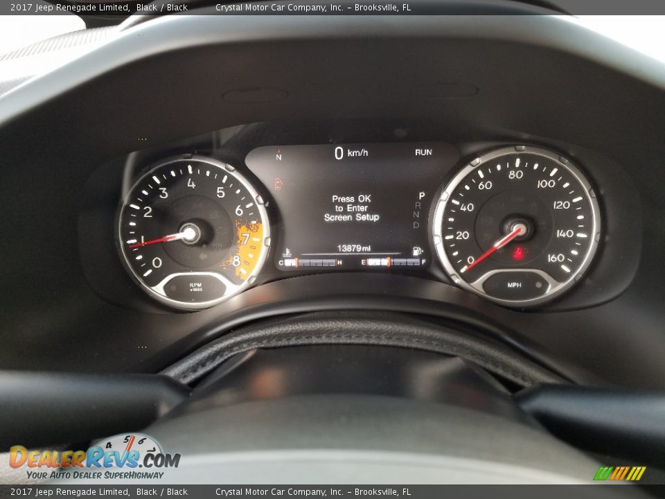 2017 Jeep Renegade Limited Gauges Photo #14