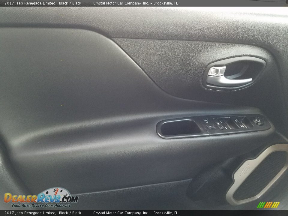 2017 Jeep Renegade Limited Black / Black Photo #17